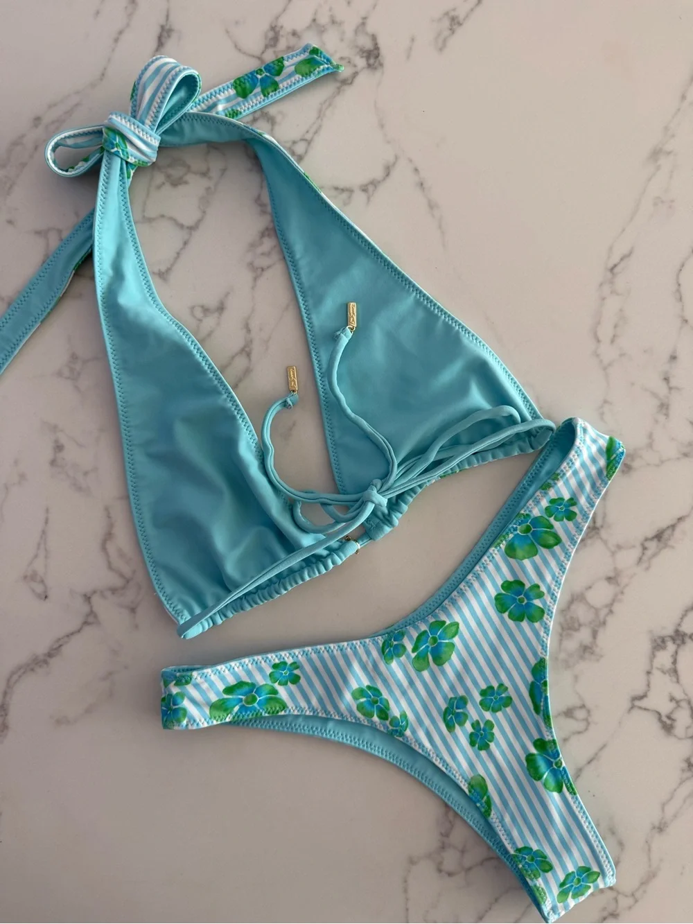Leni Swims Lena Top & Lottie Bottom Bikini SET - Praia - Size Small